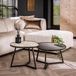 DH Interior Table basse Set de 2 Logan Ardoise