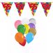 Folat Anniversaire 55 ans articles de fête set - 50x ballons - 2x guirlandes fanions imprimé âge