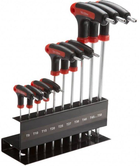 HOFFTECH Schroevendraaierset Torx In Handige Standaard - 10 Delig - 8718375332900