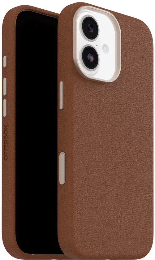 Otterbox Symmetry Cactus Leren Magsafe Backcover voor iPhone 17 - Desert