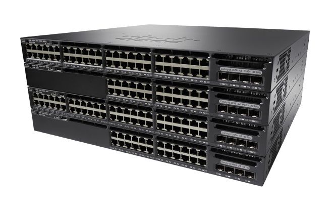 Cisco Catalyst WS-C3650-48PS-L Switch - Zwart