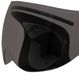 Mt Helmets Écran en cuir rétro noir