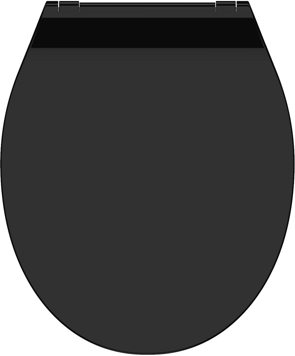 Schütte Duroplast wc-bril zwart