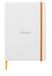 RHODIA 117480C - Soepel Notitieboek Wit - A5 14,8 x 21 cm - Dot Stippen - 160 pagina's - Clairefontaine Ivoor Papier 90 g/m² - Leeslint, Elastieksluiting - Imitatieleer - Collectie Rhodiarama
