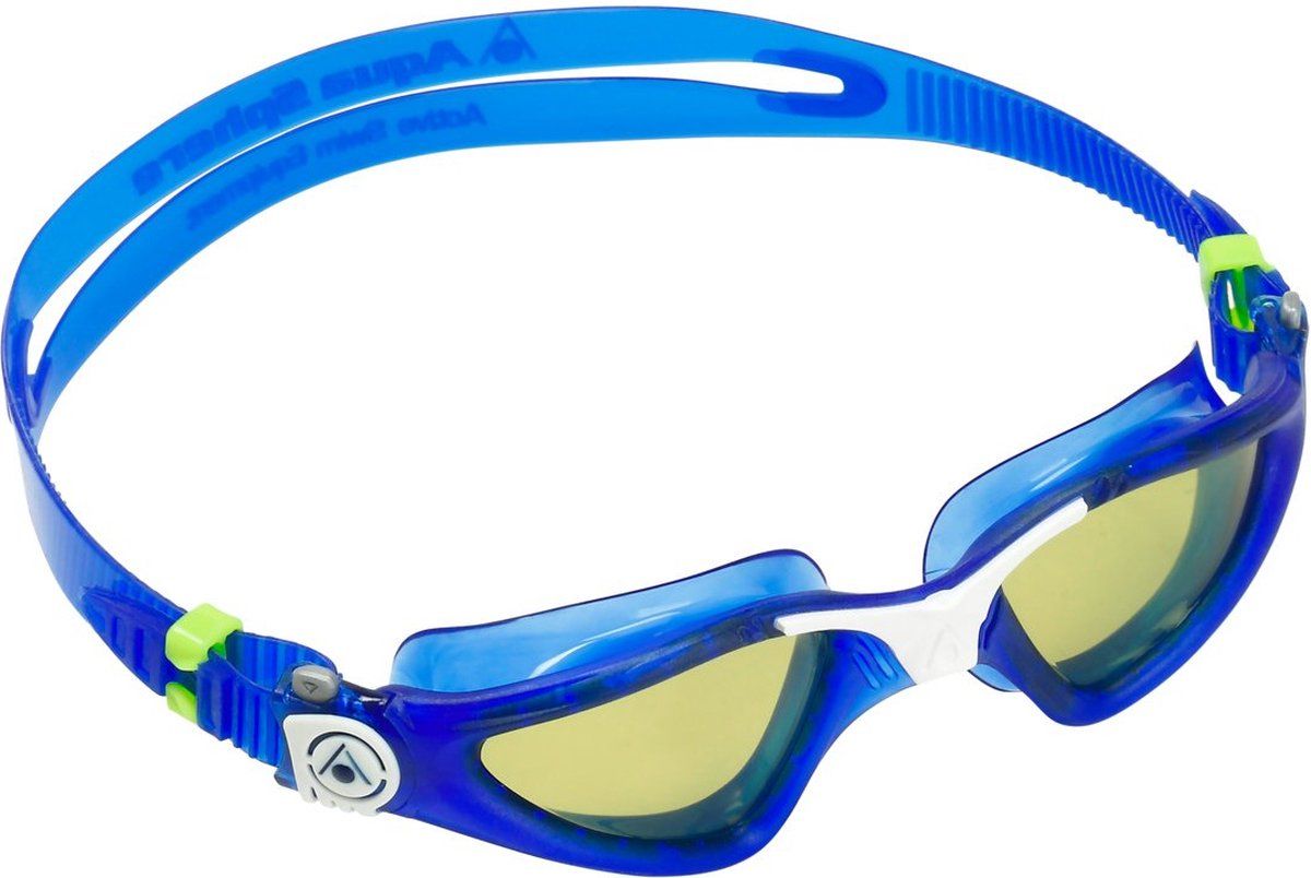 Aquasphere Kayenne Zwembril - Green Polarized Lens - Blauw/Wit