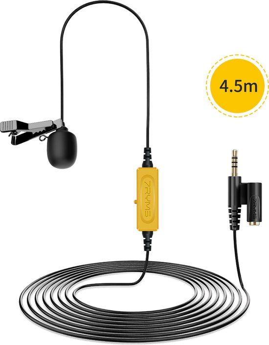 7RYMS Multi-functional Lavalier Microphone 4.5m