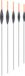 Matrix Finesse Slim Carbon Pole Float – Fijne Winterdobber voor F1’s en Witvis - Maat : 0.40g