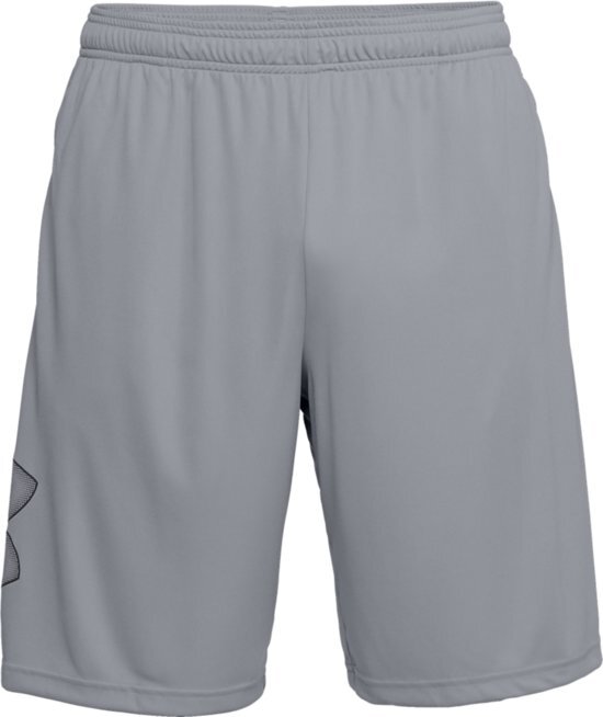 Under Armour Tech Graphic Sportshort - Heren - Steel