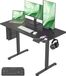 Bureau réglable en hauteur 120 x 60 cm