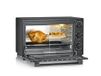 Severin Bak- en toastoven met convectiefunctie, incl. draaispit voor vlees, veelzijdige heteluchtoven met 46 liter inhoud, opbakoven, 100-230 graden Celsius, timer 120 min, 1800 W, zwart, TO 9025
