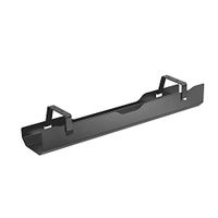 conecto Kabelhouder voor bureaus, kabelmanagement met ondertafelmontage, zwart, SA-CC50880