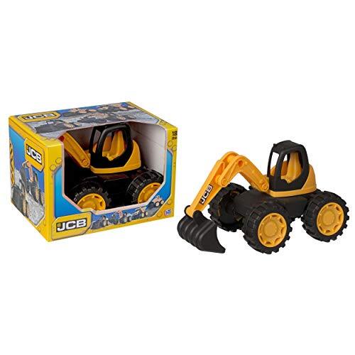 HTI Halsall Toys International JCB - Kinderspeelgoed - Constructiegraafmachine Speelgoed - Truck Toy - iconische bouwvoertuigen - Speelfiguren en voertuigen voor kinderen - 2 jaar oude jongens en meisjes plus