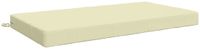 vidaXL - Zitkussen - SOEST - 100% Polyester - Crèmekleurig - 120 x 60 x 10 cm