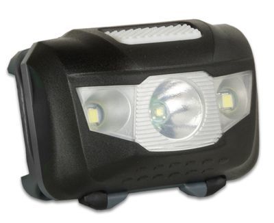 Arcas 307 10010 - Zwarte LED Headband Flashlight - 160 lm - IPX6