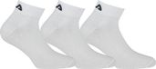 Fila - Ankle Socks 3-Pack - Witte Enkelsokken - 35 - 38 - Wit