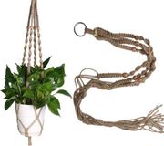 LOUZIR Stijlvolle Plantenhanger - 100 CM - Bruin