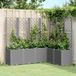 Maison Exclusive - Jardinière avec treillis, gris clair, 160x120x140 cm, PP