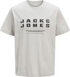 JACK&JONES JCORECHARGE FRONT BRANDING TEE CRE JNR Jongens T-shirt - Lilac Marble - 140