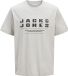 JACK&JONES JCORECHARGE FRONT BRANDING TEE CRE JNR Jongens T-shirt - Lilac Marble - 140