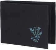 oxmox New Cryptan RFID Protect Pocketbörse Frog 2.0 Print Cyan Black zwart
