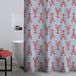 Catherine Lansfield Kreeft 180x180cm Douchegordijnpaneel Rood