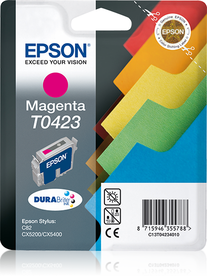 Epson Files inktpatroon Magenta T0423 single pack / magenta