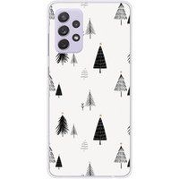 Samsung Galaxy A72 5G Beschermende Siliconen Case - Elegante Dennenboom