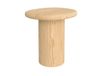 Bol Table d'appoint en placage chêne blanc, d48,5 cm
