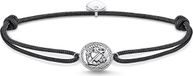 Thomas Sabo Unisex armband Little Secret Tree of Love zwart 925 sterling zilver LS089-907-11-L22v