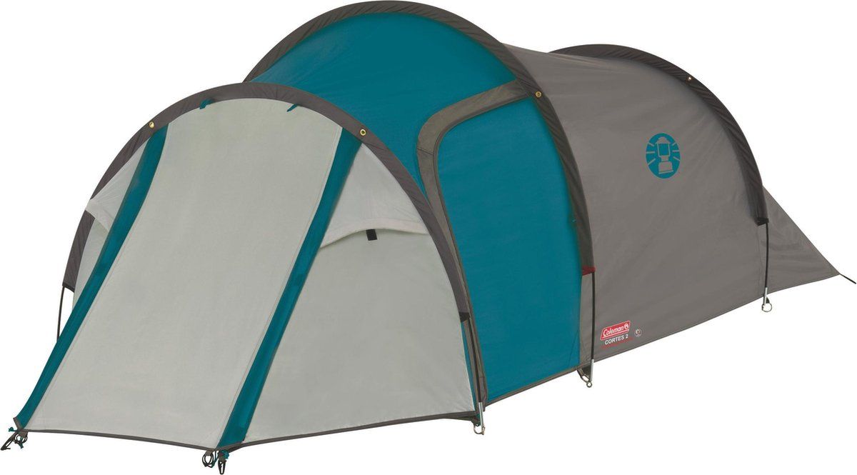 Coleman Cortes 2 Persoons Tunneltent - Blauw/Wit