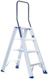 Kippers Rijssen Aluminium dubbele trap 4 treden