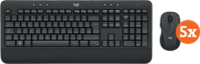 Logitech MK545 Draadloze Toetsenbord en Muis QWERTY 5-Pack