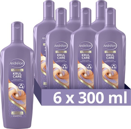 Andrélon Krul Care shampoo - 6 x 300 ml