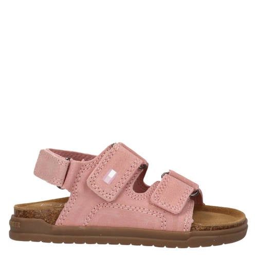 Tommy Hilfiger leren sandalen roze