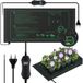 Tapis chauffant pour semis avec thermostat et sonde NTC, étanche IPX4, 50 Watts, idéal pour les plantations d'intérieur, brassage à domicile, et les fermentations de bricolage, sûr