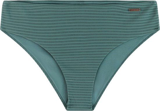 Protest MIXActions - Hipster Bikini broekje Dames - Normale pasvorm - Laurel Green - Gestreept