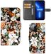 B2Ctelecom iPhone 13 Pro Max Dark Flowers Hoesje