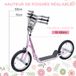 HOMCOM Trottinette - Acier - Rose