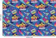 Fiestas Guirca Papieren tafelkleed 90's Forever - 137 x 274 cm