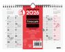 Finocam 780160026 Wandkalender 2026, Maandoverzicht, Spaans