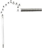 Simson Controlestift Torpedo/Sachs 3V - Zilvergrijs - RVS