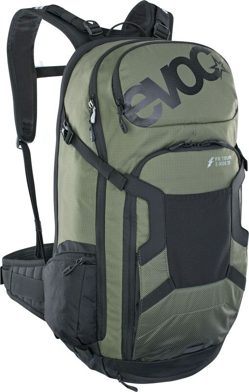 EVOC FR Tour E-Ride Protector Backpack 30l - Olijf - Polyester