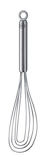 RÖSLE bordenklopper, klopper voor kleine hoeveelheden in ondiepe schalen, 18/10 roestvrij staal, vaatwasmachinebestendig, 22 cm