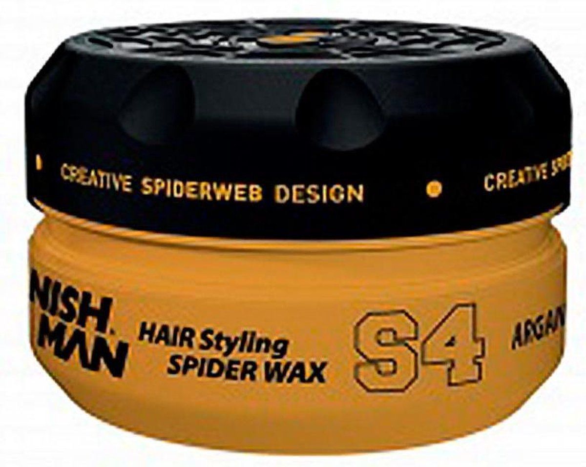 Nish Man Spider Wax S4 Argan Haar Wax Medium 150 ML