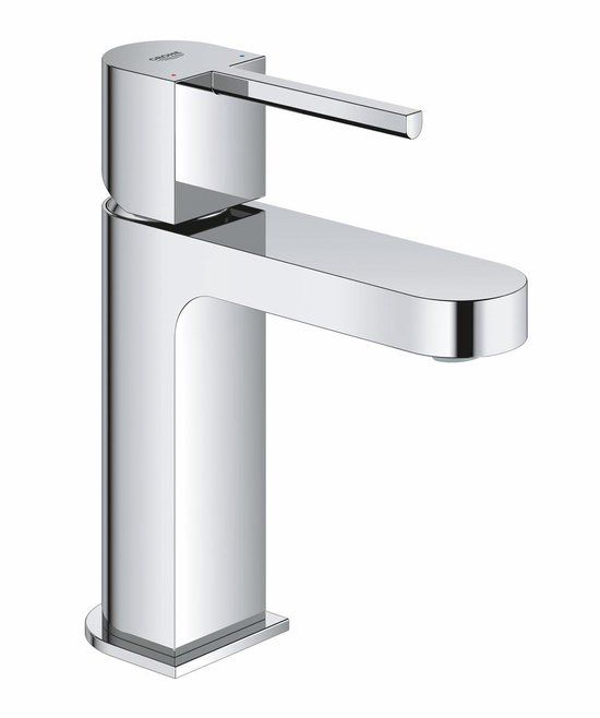 GROHE Plus S wastafelkraan - Chroom - Met Push-Open afvoergarnituur
