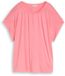 Tom Tailor - T-shirt met plooien - Maat XXXL - soft fuchsia pink