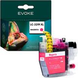 Evoke Inktcartridge Brother LC3219XLM Magenta XL 18ml 1350 Pagina's