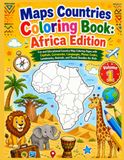 Maps Countries Coloring Book Africa Edition