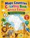 Maps Countries Coloring Book Africa Edition