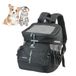 Ferplast VOYAGER Hondenrugzak, Kattendraagtas, Kattenrugzak, Hondendraagtas, Brede opening, Verstelbare banden, Veiligheidsriem, met kussen, Max. 10 kg, 29x21x36H, Zwart